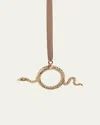 L'objet Snake 24k Gold-plated Christmas Ornament