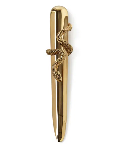L'objet Snake Letter Opener In Gold