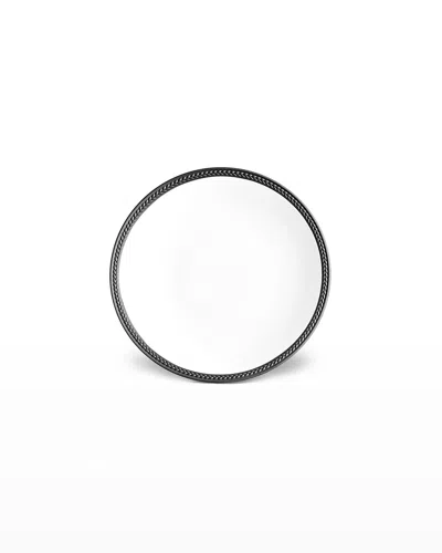 L'objet Soie Black Salad Plate