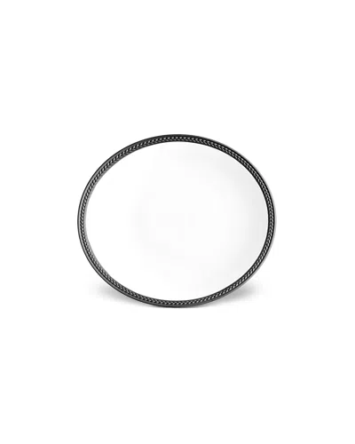 L'objet Soie Black Salad Plate