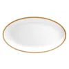 L'objet Soie Tresse Gold Oval Platter, Large In Gold
