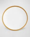 L'objet Soie Tressee 24k Gold-plated Dessert Plate In Multi