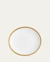 L'objet Soie Tressee 24k Gold-plated Dinner Plate In White
