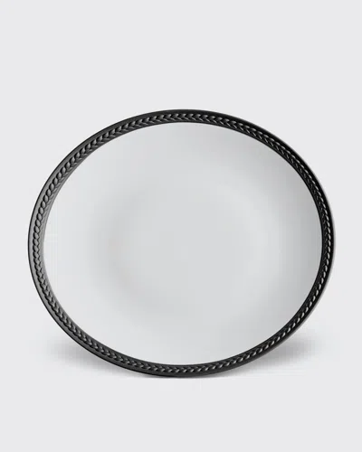 L'objet Soie Tressee Bread And Butter Plate In Black