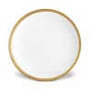 L'objet Soie Tressee 24k Gold-plated Dinner Plate In Gold