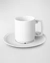 L'objet Soie Tressée Espresso Cup & Saucer Set