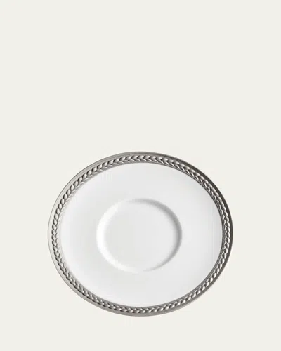 L'objet Soie Tressee Platinum Saucer In Multi
