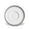L'objet Soie Tressee Platinum Saucer