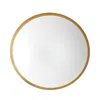 L'objet Soie Tressee 24k Gold-plated Soup Plate In Gold