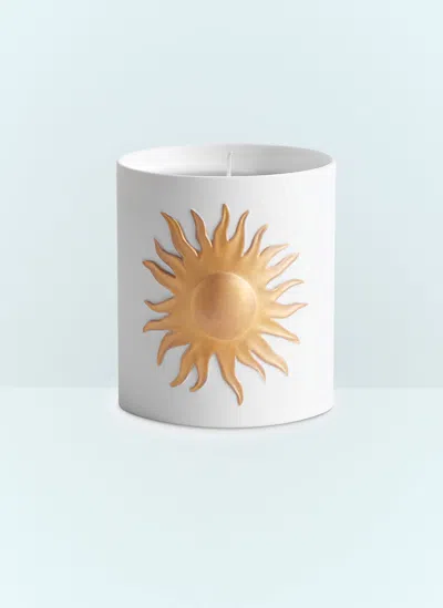 L'objet Soleil Candle In White