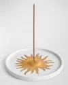 L'objet Soleil Incense Burner In Whitegold