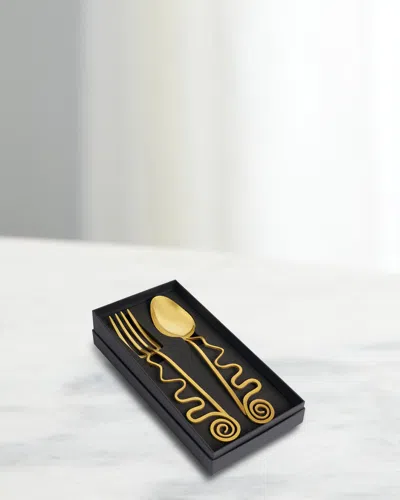 L'OBJET SPIRALE SERVING SET