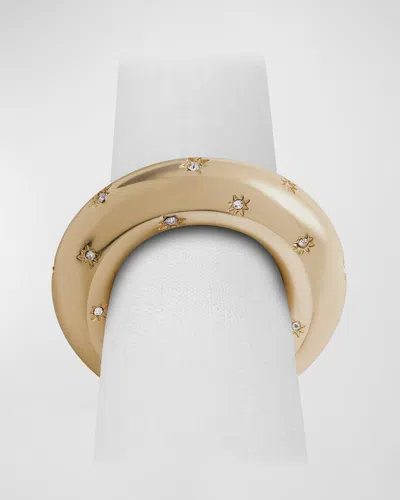 L'objet Stars 4-piece Napkin Ring Set In Gold