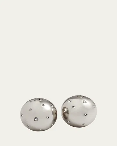 L'objet Stars Spice Jewels Salt & Pepper Shakers, Set Of 2 In Gray