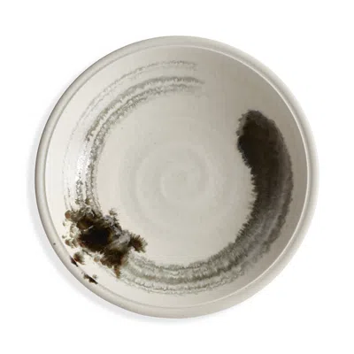 L'objet Sumi Brush Bowl, Large In White/ Black