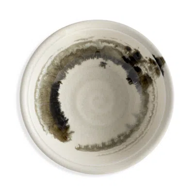 L'objet Sumi Brush Condiment Bowl In White/ Black