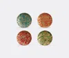 L'objet Fortuny Set Of 4 Earthenware Dessert Plates In Multicolor