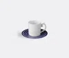 L'objet Perlee Espresso Cup And Saucer In Blue