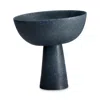 L'objet 8" Iron Terra Bowl On Stand In Iron