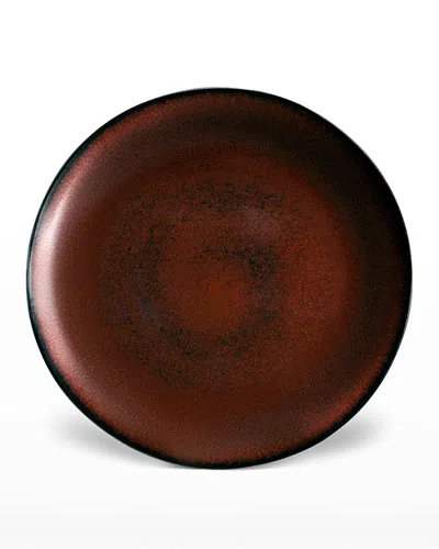 L'objet Terra Dinner Plate In Burgundy