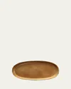 L'objet Terra Medium Oval Platter In Brown