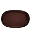 L'objet Terra Small Oval Platter In Dark Red