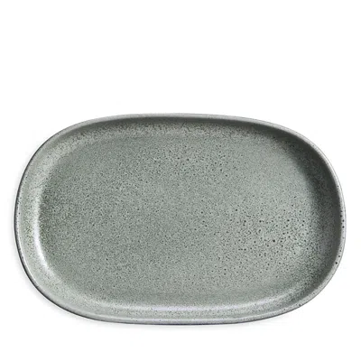 L'objet Terra Iron Oval Small Platter In Green