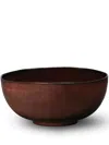 L'objet Terra Porcelain Salad Bowl (20cm) In Red