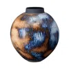 L'objet Terra Porcelain Vase, Round In Multi