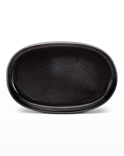 L'objet Terra Small Oval Platter In Gray