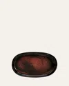 L'objet Terra Small Oval Platter In Brown