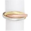 L'objet Tricolor Napkin Rings, Set Of Four