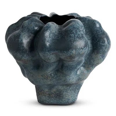 L'objet Timna Extra Small Porcelain Vase In Blue