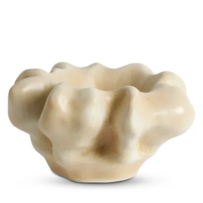 L'objet Timna Porcelain Coupe Bowl In Neutral