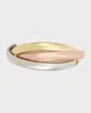 L'objet Tricolor Napkin Rings, Set Of Four In Multi