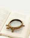 L'objet Turtle Magnifying Glass In Brass/clear