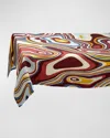 L'objet Sateen Waves Linen Tablecloth