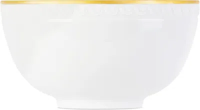 L'objet White Neptune Cereal Bowl In Gold