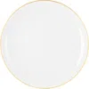 L'objet White Neptune Dinner Plate In Gold