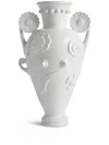 L'OBJET WHITE PANTHEON PERSEPHONE PORCELAIN VASE