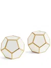 L'objet Pentagon Spice Jewels, Set Of 2 In White