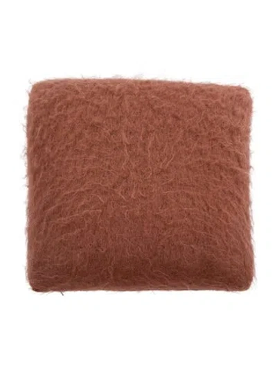 Pre-owned L'objet X Haas Brothers Vermiculation Pillow In Red