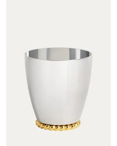 L'objet X Jessica Mccormack Corde Ice Bucket + Tongs In Silver