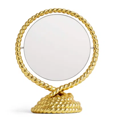 L'objet X Jessica Mccormack Corde Vanity Mirror In Gold