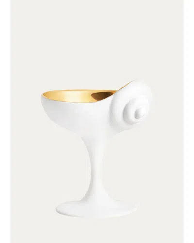 L'objet X Jessica Mccormack Shell 24k Gold-plated Scoop Bowl