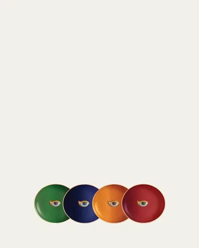 L'objet X Lito Plates, Set Of 4 In Multi