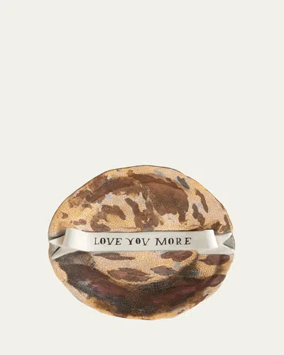 L'OBJET X RUAN HOFFMANN LOVE YOU MORE PLATE
