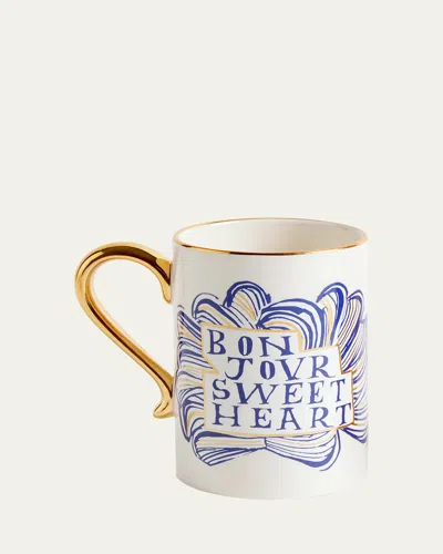 L'objet Sweetheart Earthenware Mug By Ruan Hoffmann In White