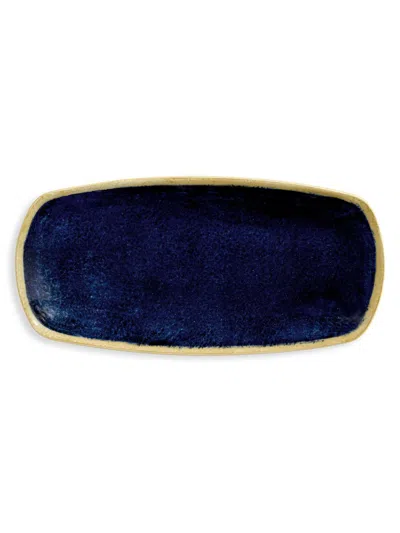 L'objet Zen Medium Forest 24k Gold & Porcelain Tray