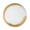 L'objet Zen Small 24k Gold & Porcelain Round Tray In Gold